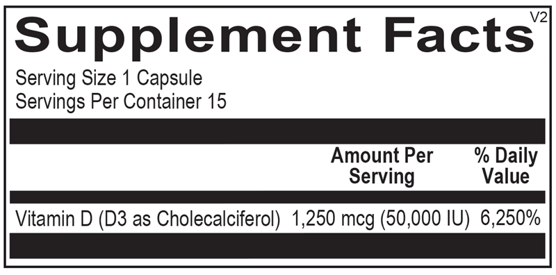 VITAMIN D3 50,000 IU