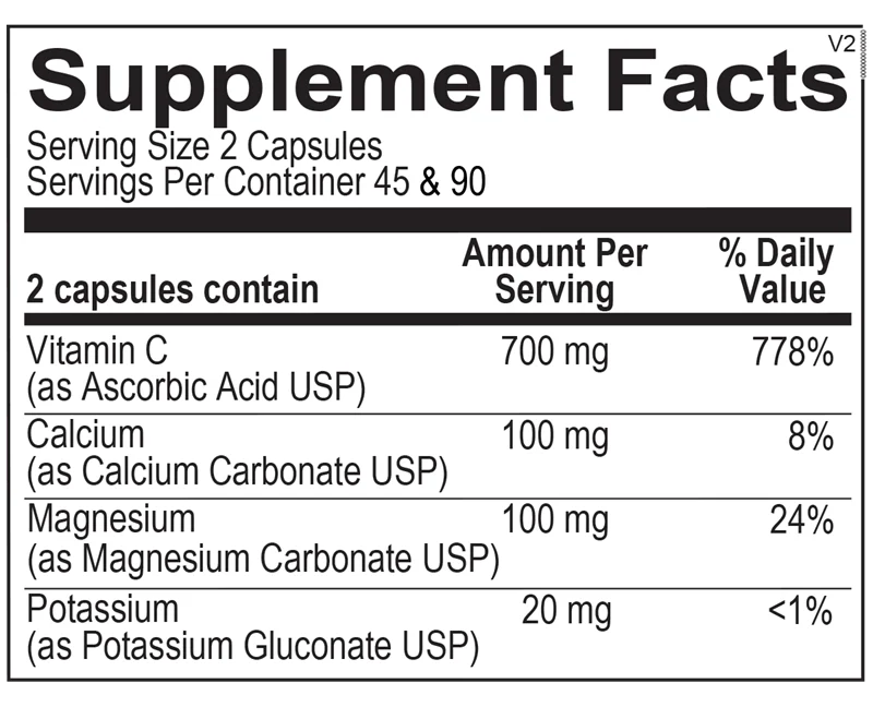 BUFFERED C CAPSULES (90)