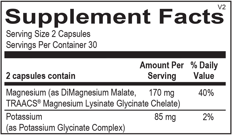 REACTED MAGNESIUM & POTASSIUM