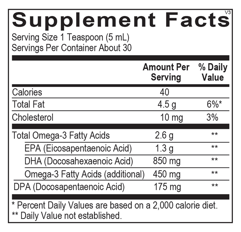 ORTHOMEGA LIQUID FISH OIL - MANGO
