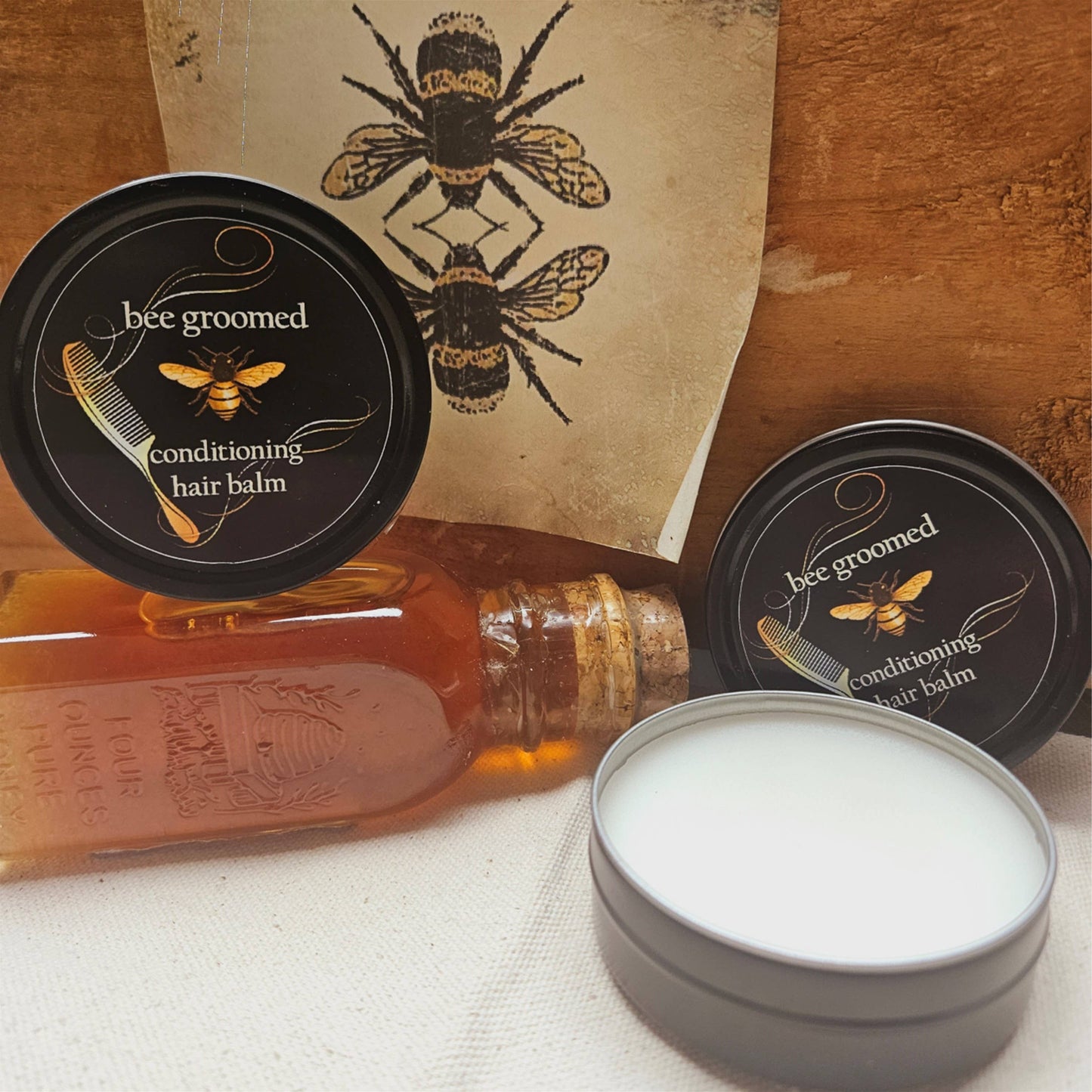 BEELINE Bee Groomed - hair balm and conditioner.