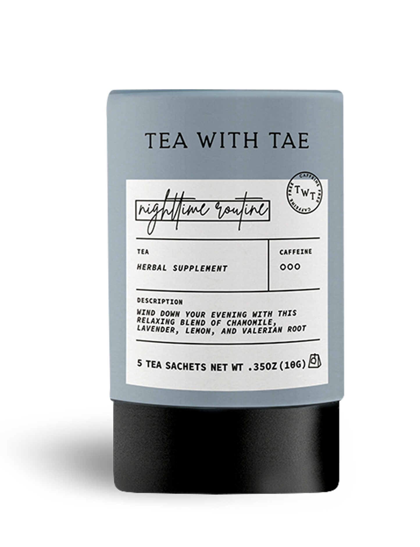 Nighttime Routine Sleep Tea Mini Tube Gift (5 tea bags)