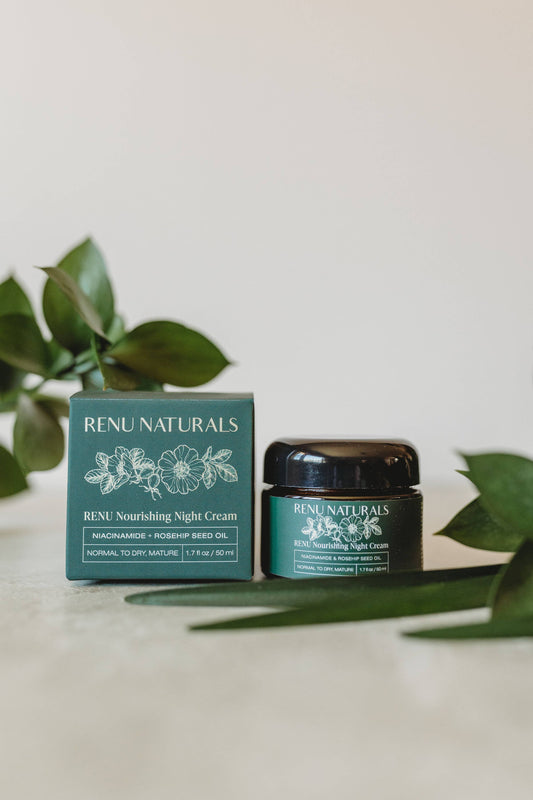 RENU NATURALS Night Cream with Niacinimide & Rosehip Seed Oil