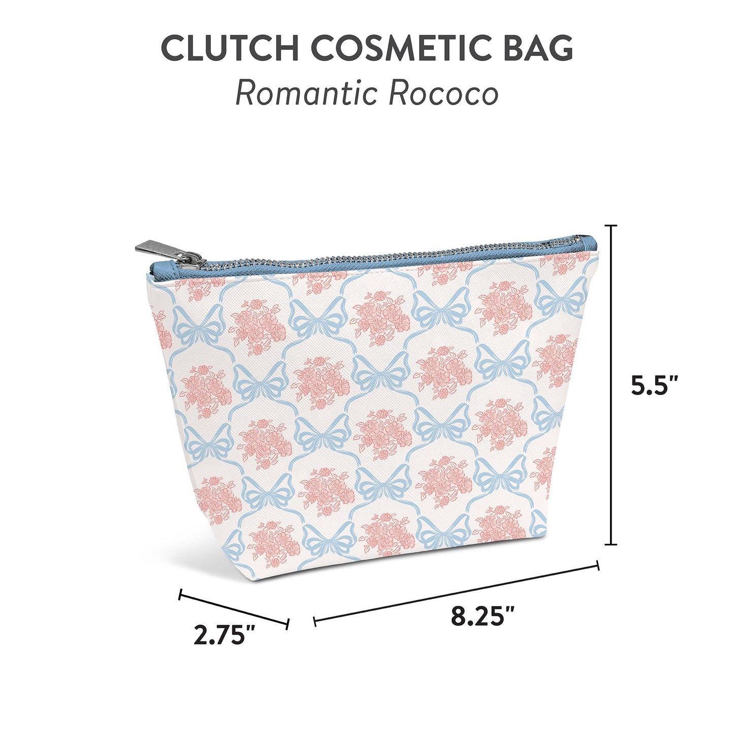 Romantic Rococo Clutch Cosmetic Pouch