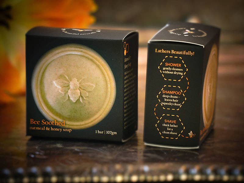 BEELINE Bee Soothed - Oatmeal & Honey soothing soap bar