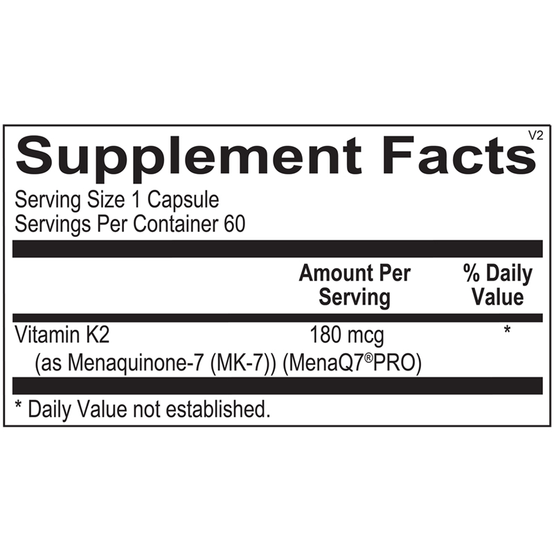 VITAMIN K2 180 MCG