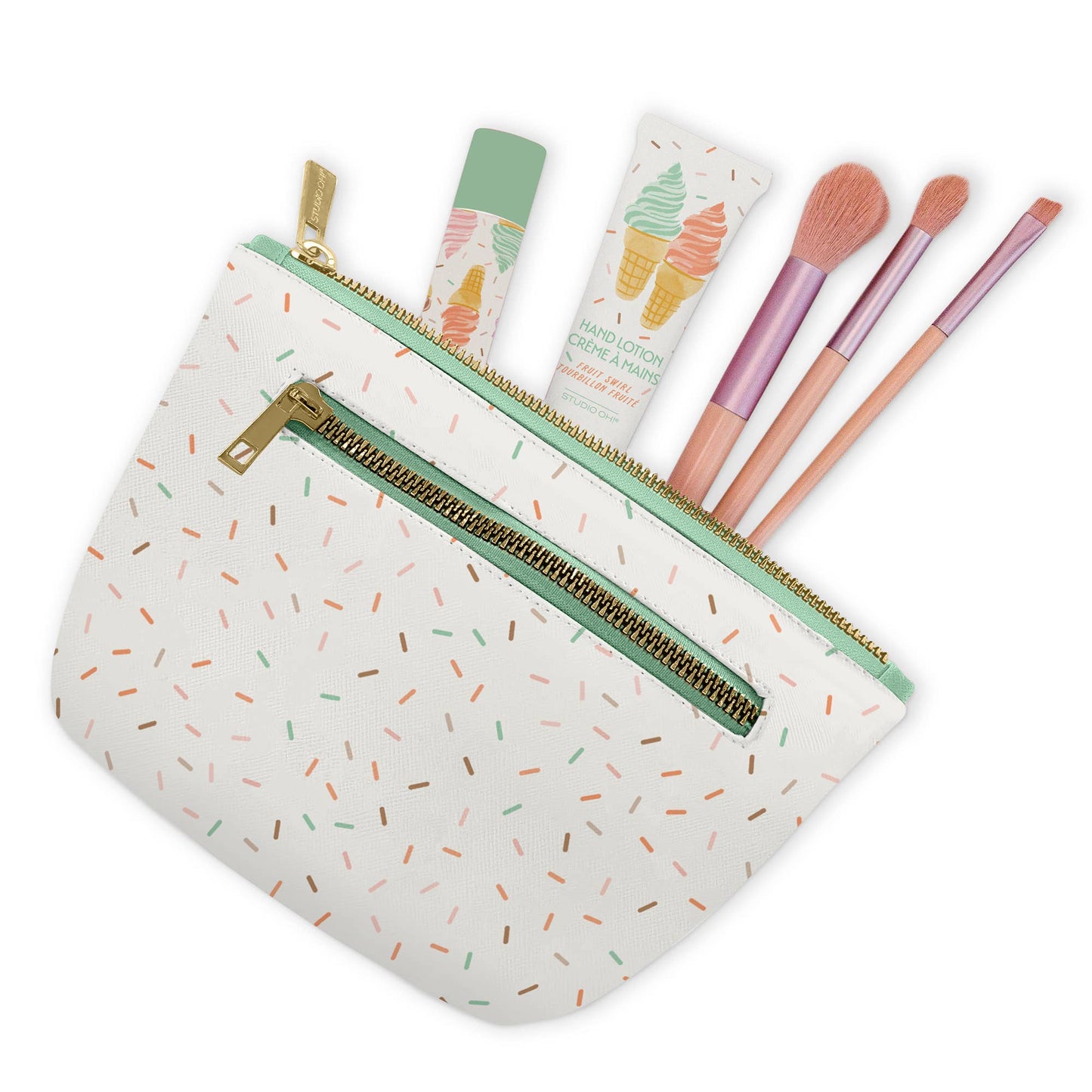 Cool & Creamy Clutch Cosmetic Pouch