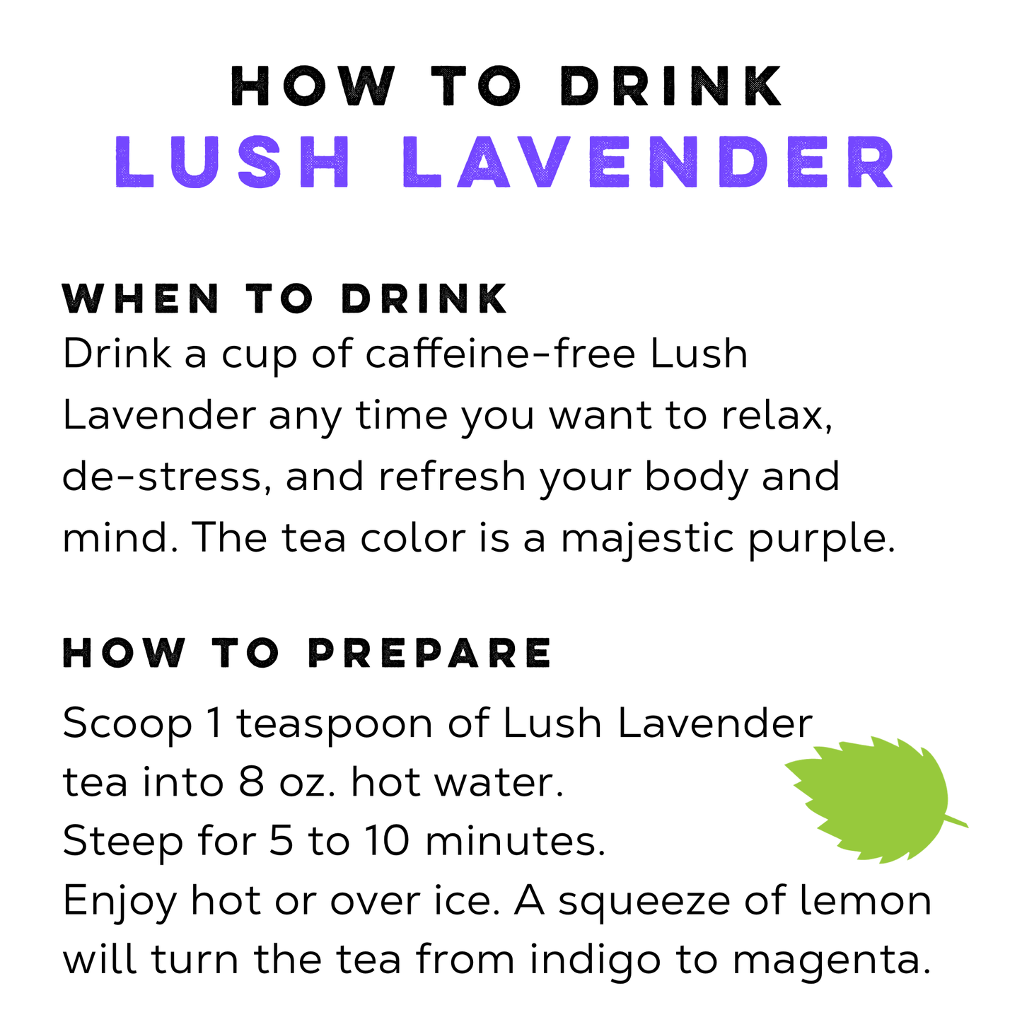 Lush Lavender Tea