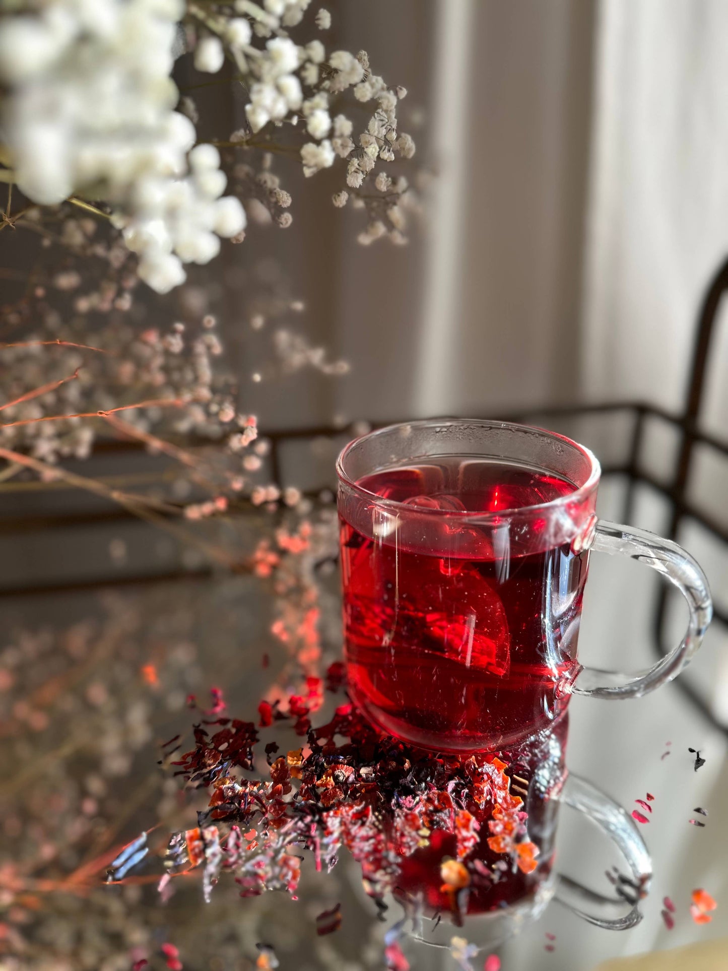 Hibiscus Rose Herbal Tea Small Gift Pouch (5 tea bags)