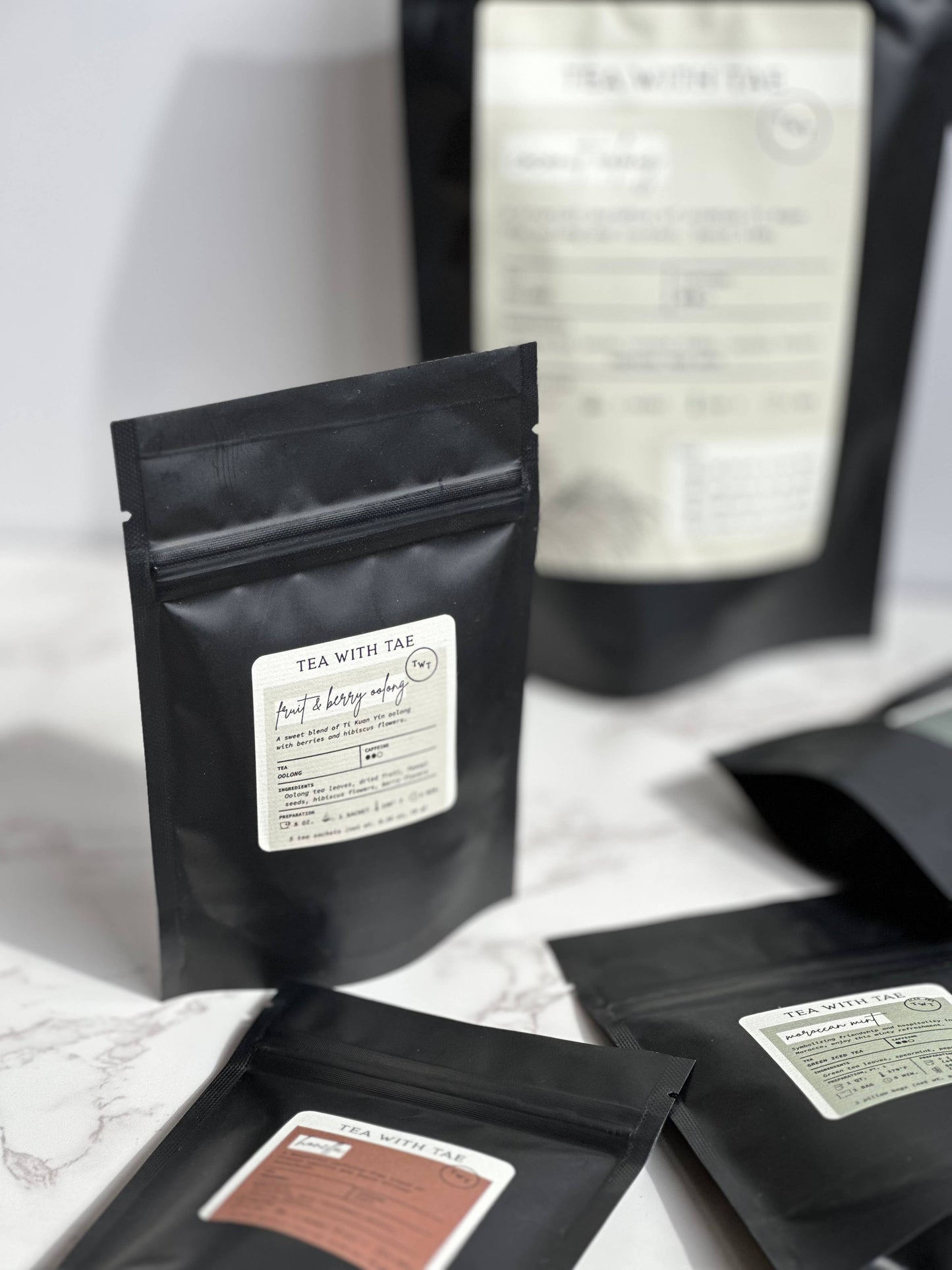 Hibiscus Rose Herbal Tea Small Gift Pouch (5 tea bags)