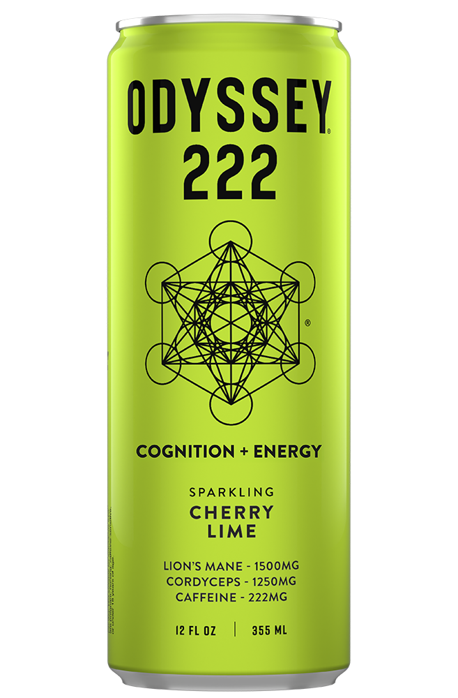 ODYSSEY 222 Cherry Lime 222mg Sparkling Mushroom Energy