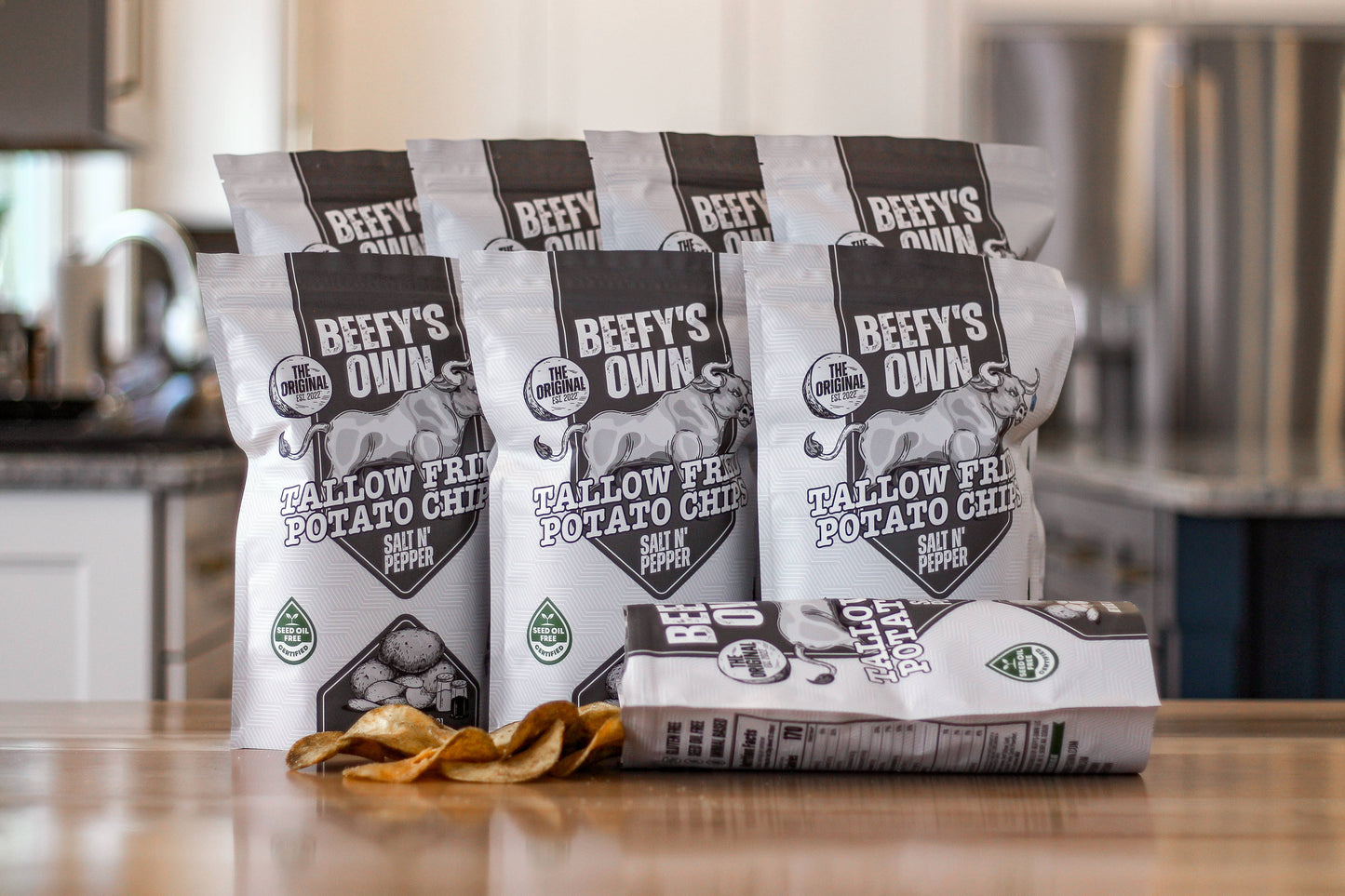 Beefy's Own Salt N' Pepper Tallow Potato Chips