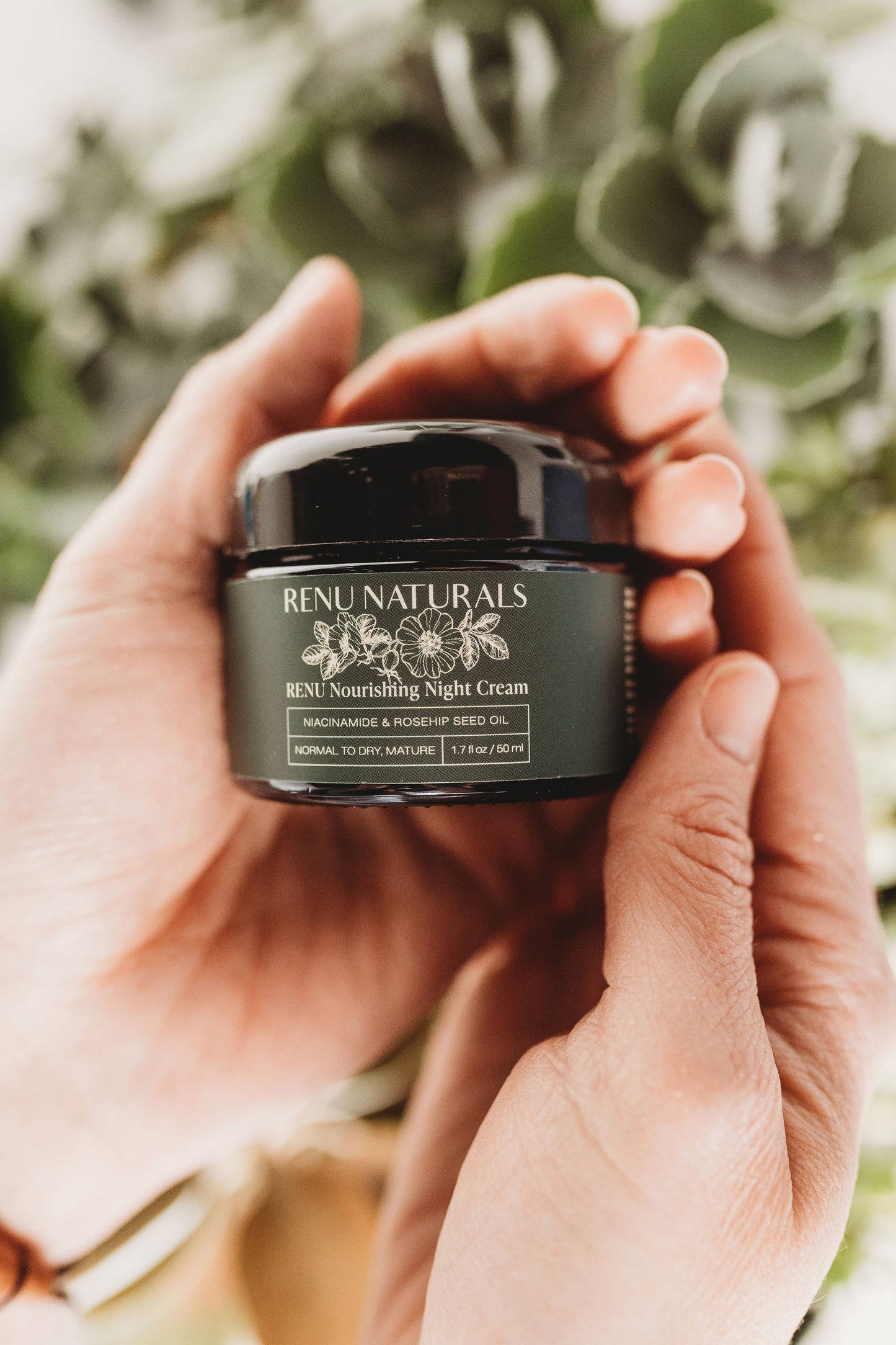 RENU NATURALS Night Cream with Niacinimide & Rosehip Seed Oil