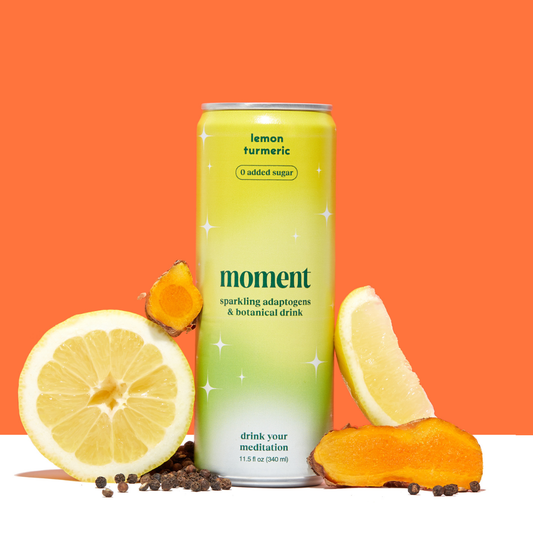 Moment Sparkling Lemon Turmeric 12oz