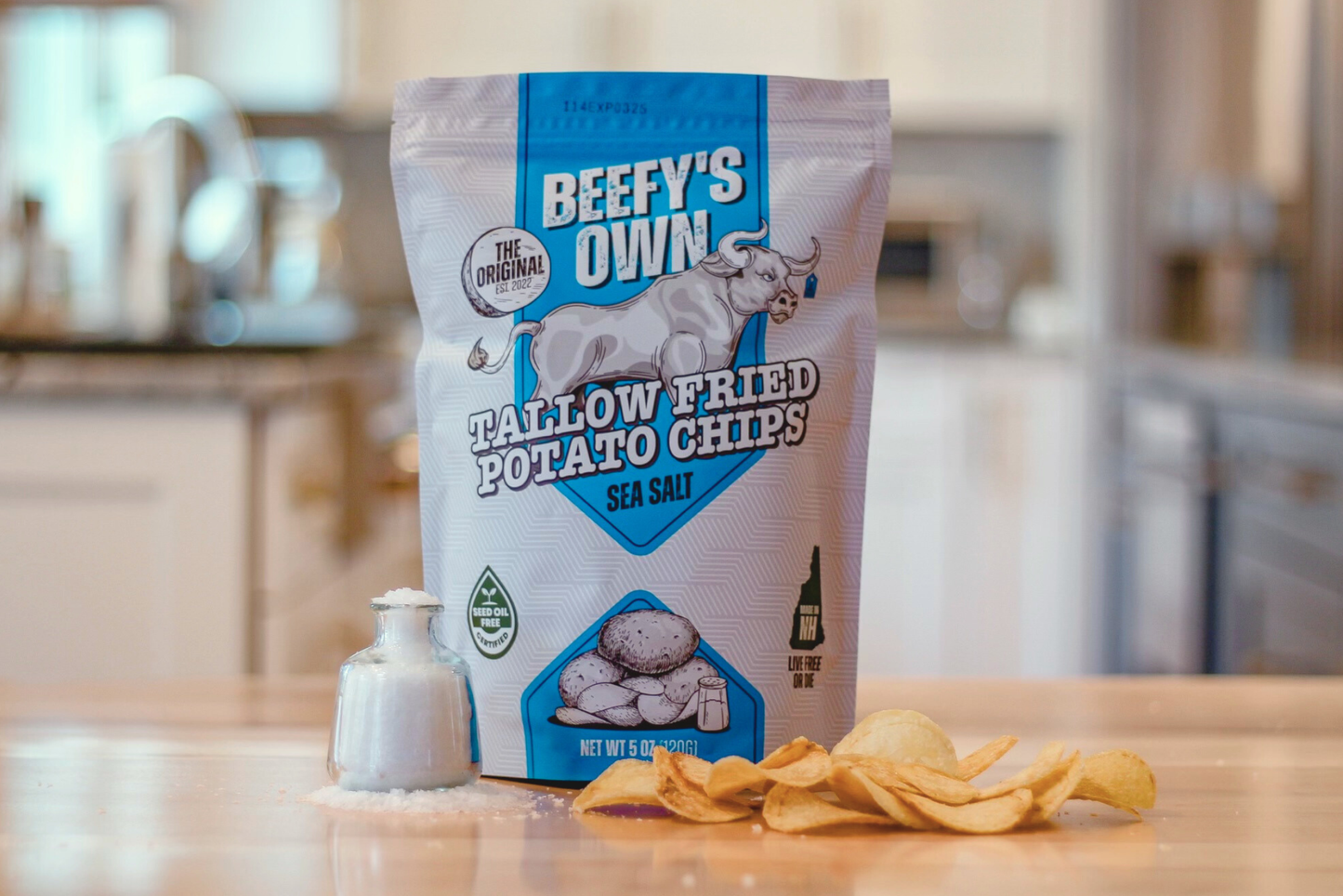 Beefy's Own Sea Salt Tallow Potato Chips