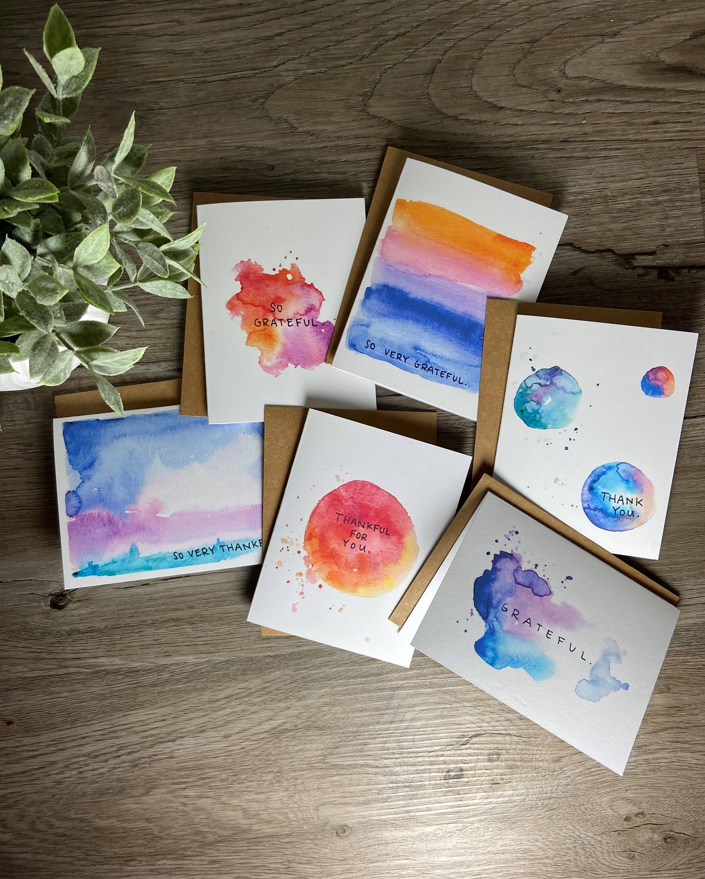 Assorted 6 Pack - Thank You "Splash" Series