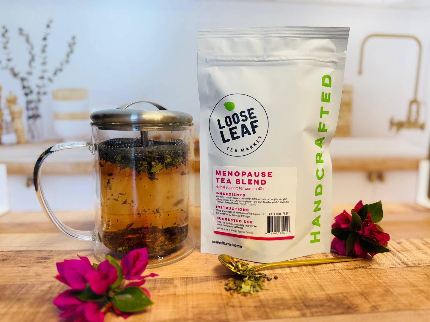 Menopause Tea - caffeine-free herbal tea for women