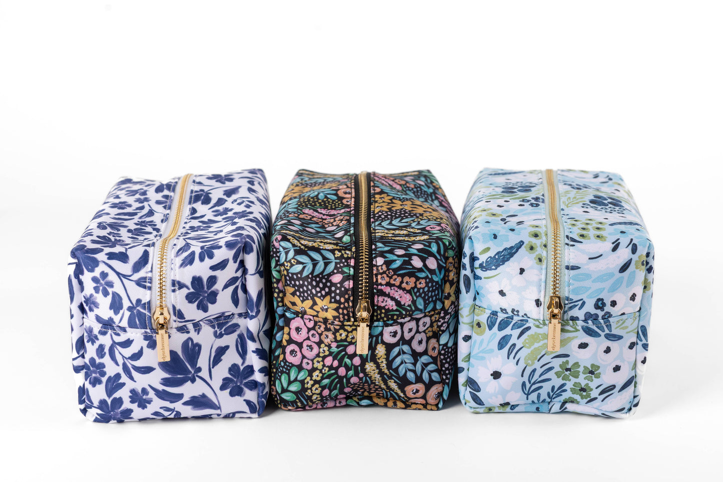 Waterfall Floral Cosmetic Bag