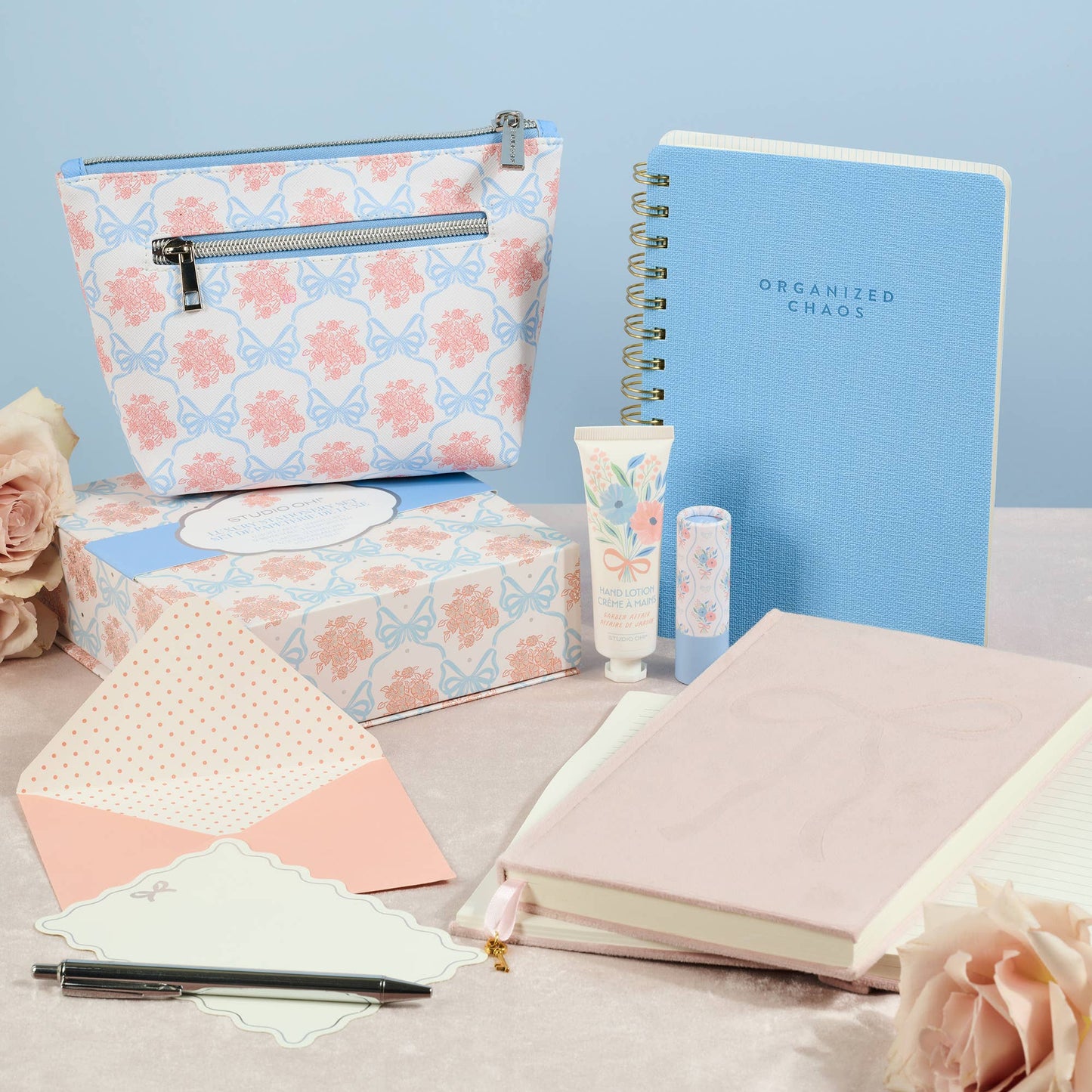 Romantic Rococo Clutch Cosmetic Pouch