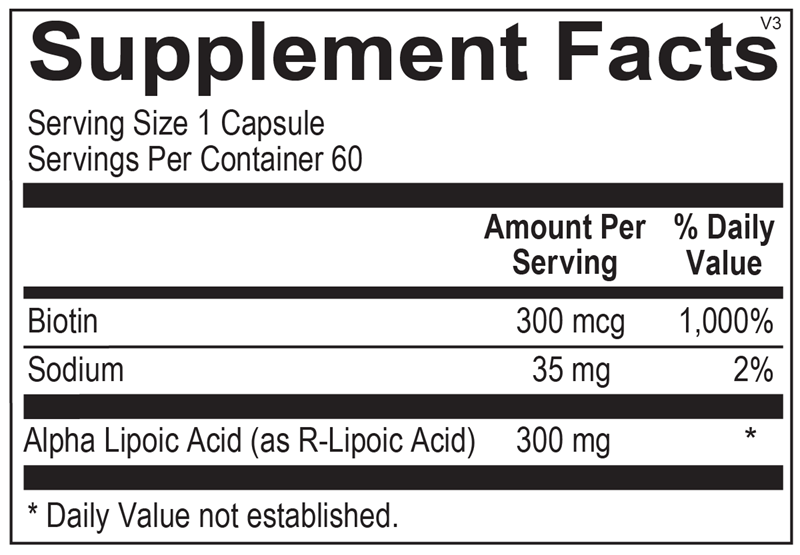 LIPOIC ACID 300MG
