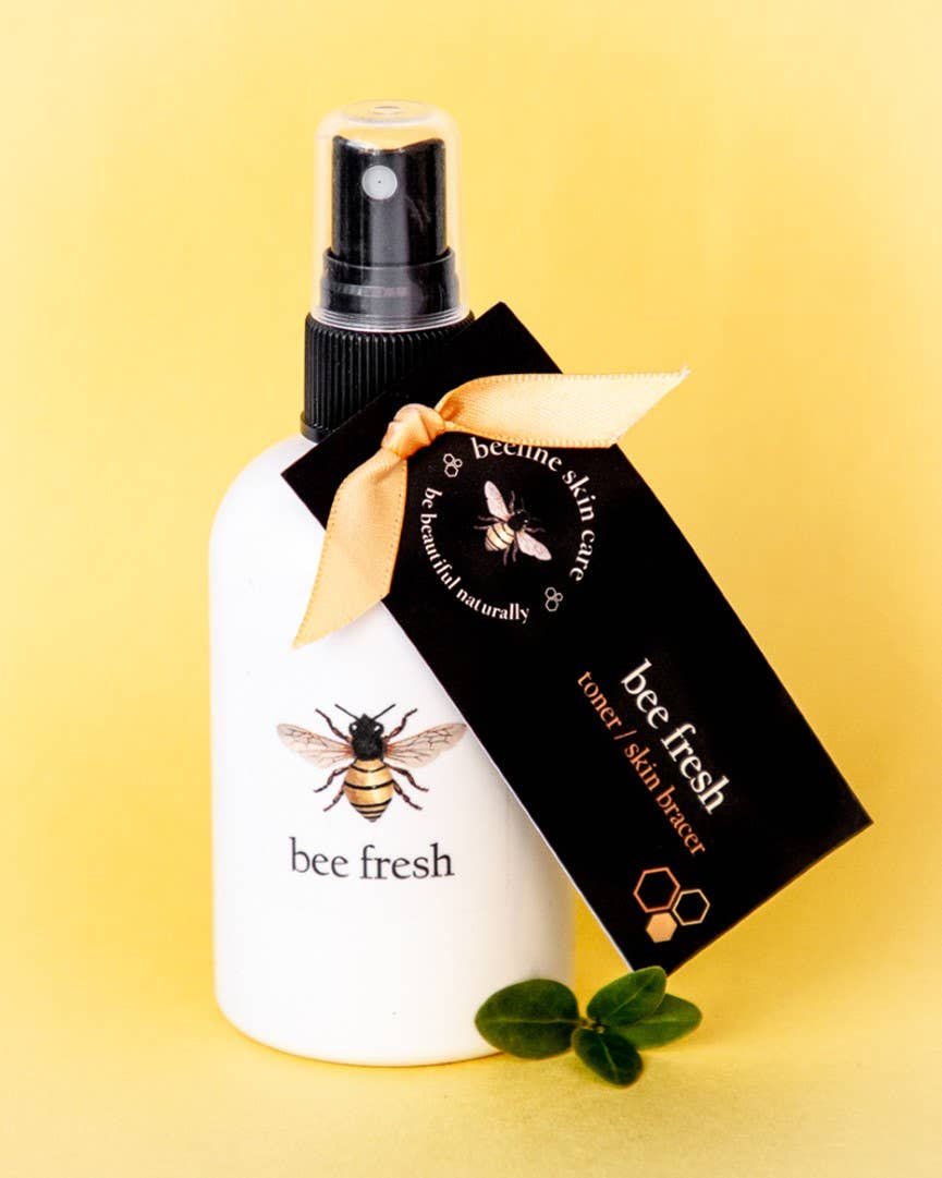 BEELINE Bee Fresh toner.  Witch hazel based, alcohol free!