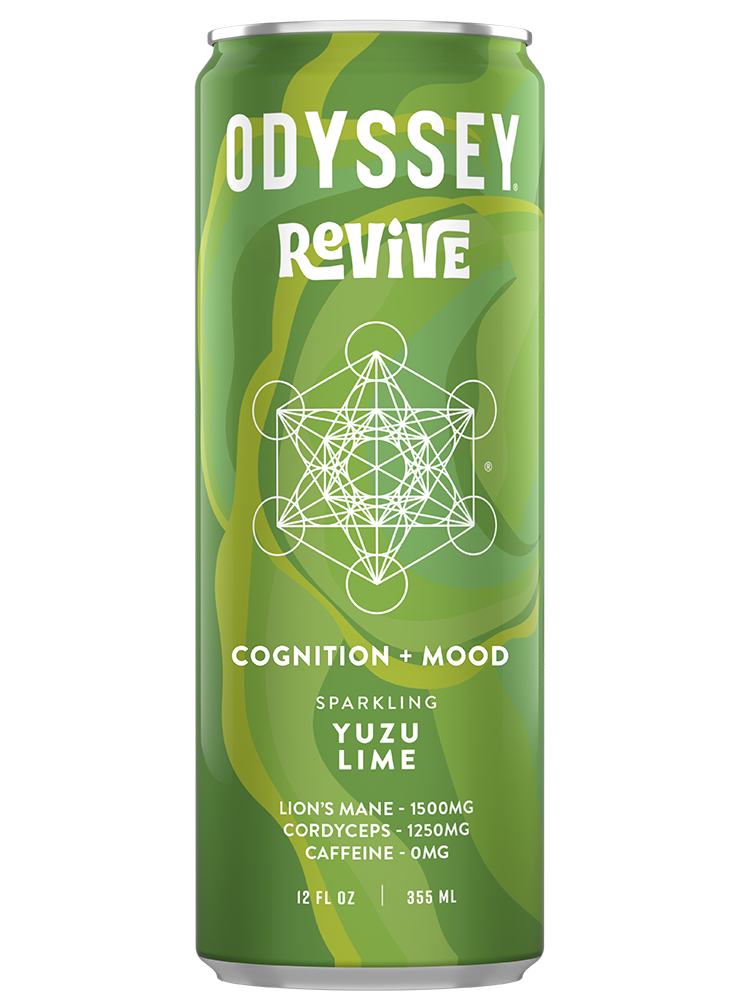 ODYSSEY Revive Yuzu Lime Revive Sparkling Mushroom Hydration