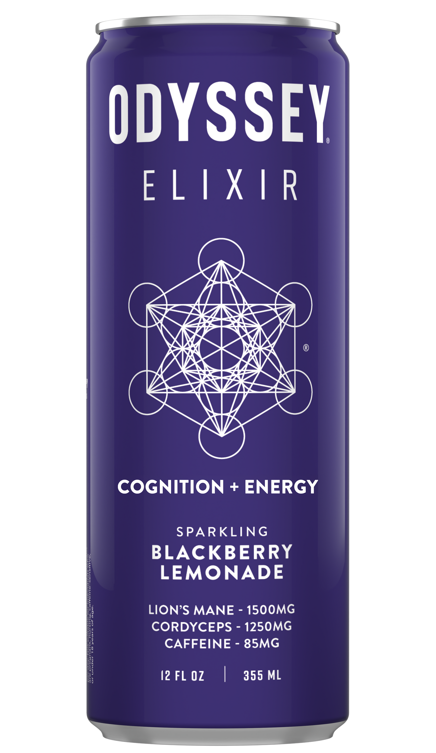 ODYSSEY Elixir Blackberry Lemonade 85mg Sparkling Mushroom Energy