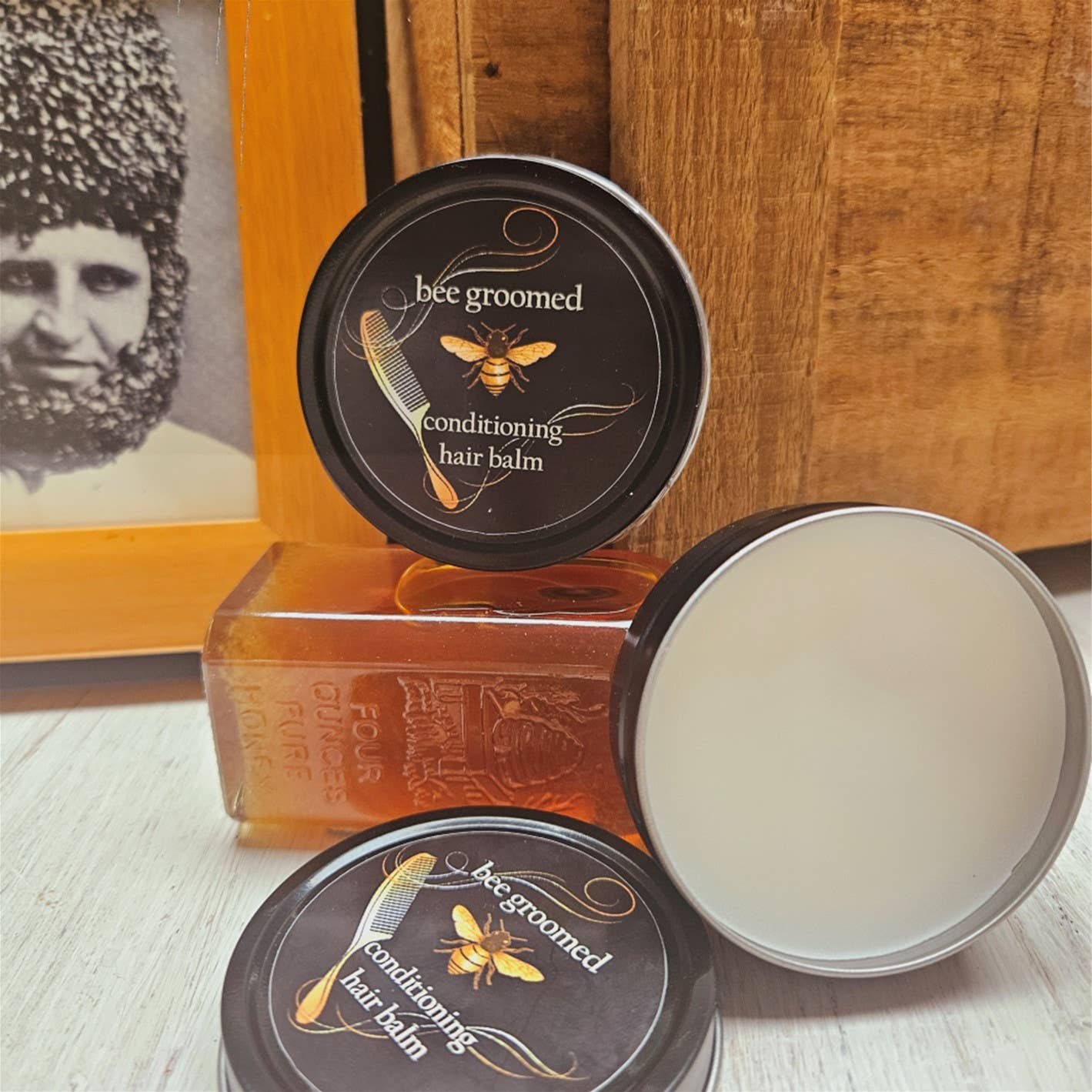 BEELINE Bee Groomed -   hair balm and conditioner.