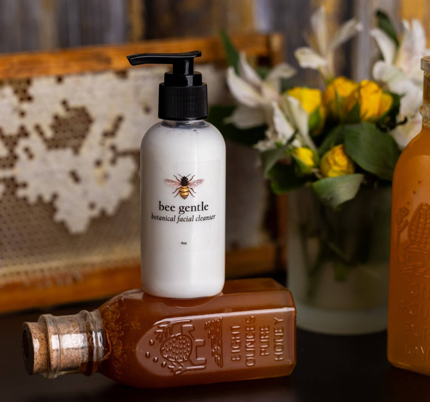 BEELINE Bee Gentle botanical foaming face wash.  Very soothing.
