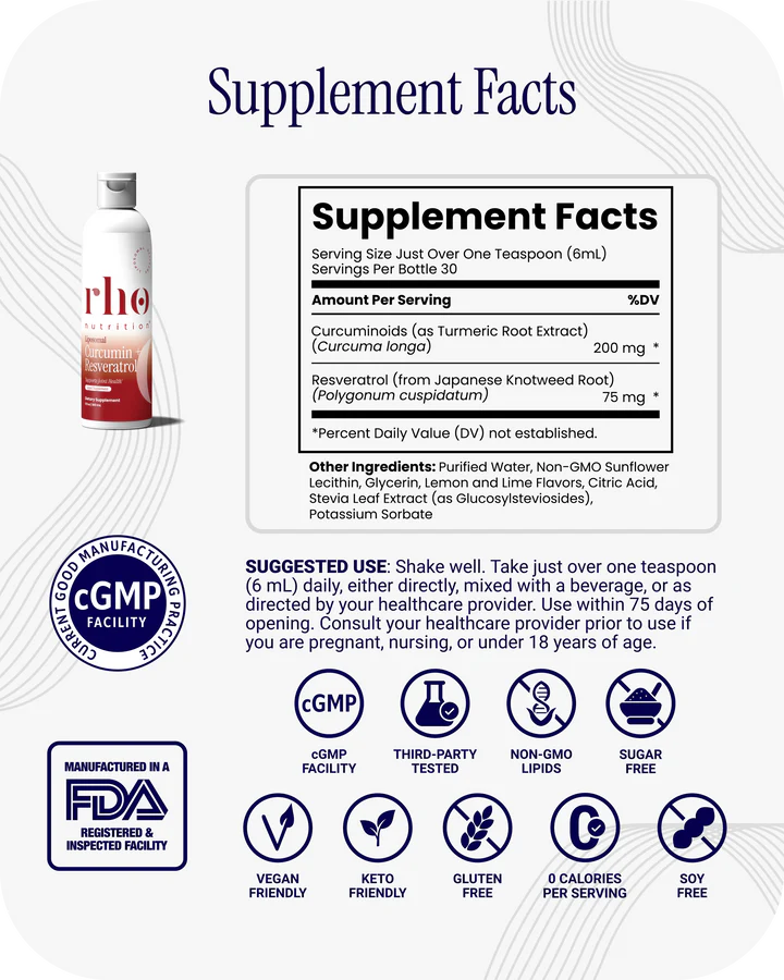Liposomal Curcumin + Resveratrol