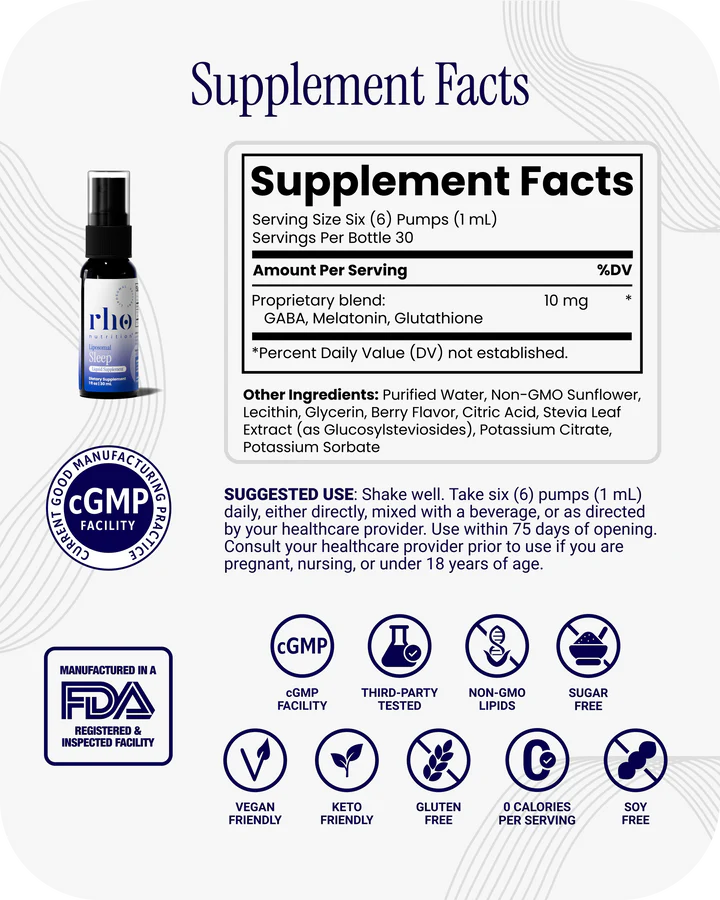 Liposomal Sleep Formula