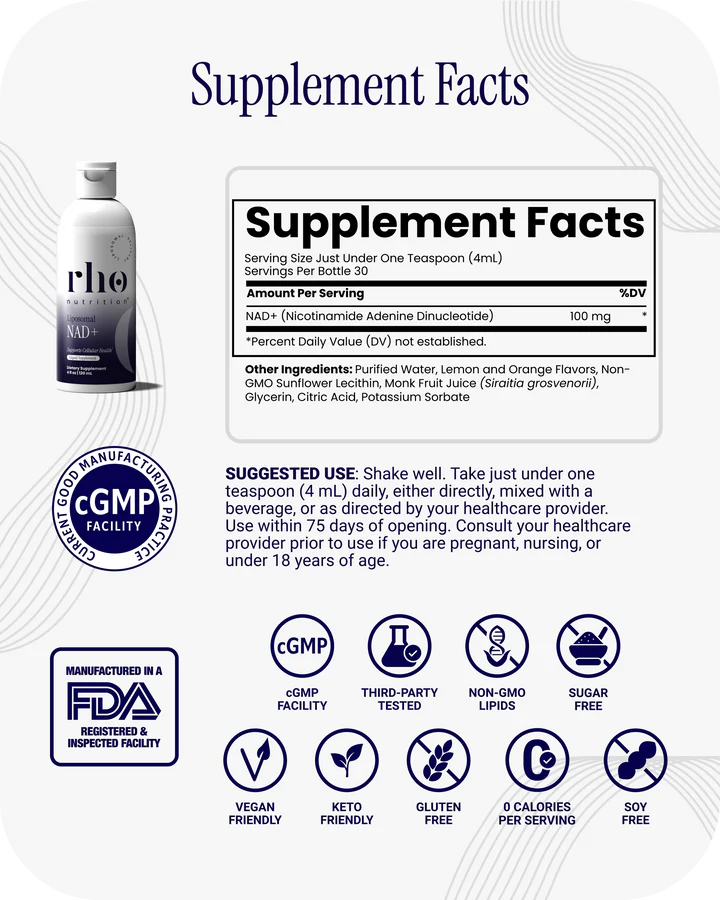 Liposomal NAD+