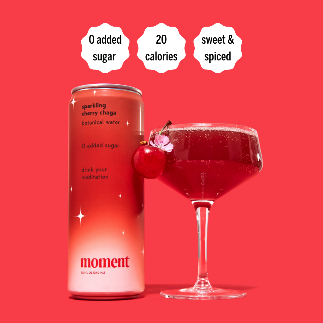 Moment Sparkling Cherry Chaga 12oz