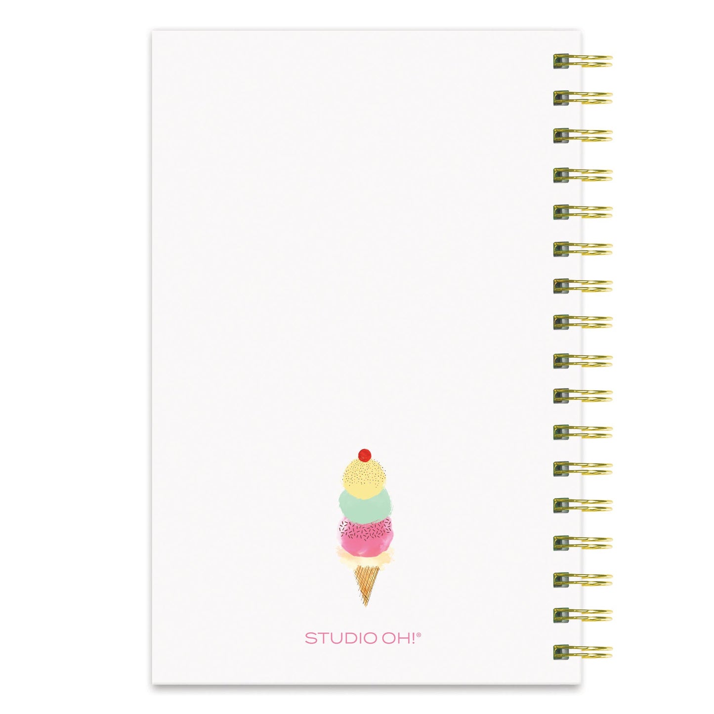 Stay Chill Medium Spiral Notebook