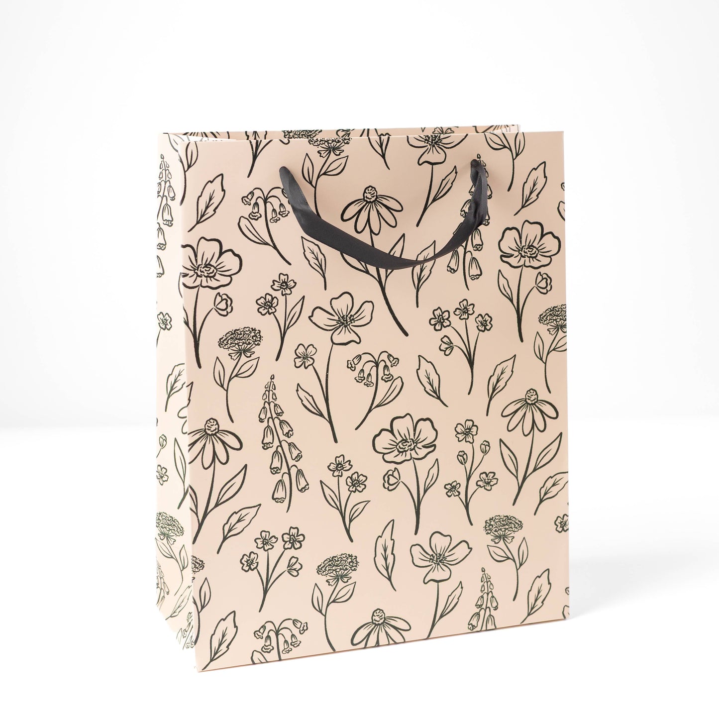 Pressed Floral Gift Bag