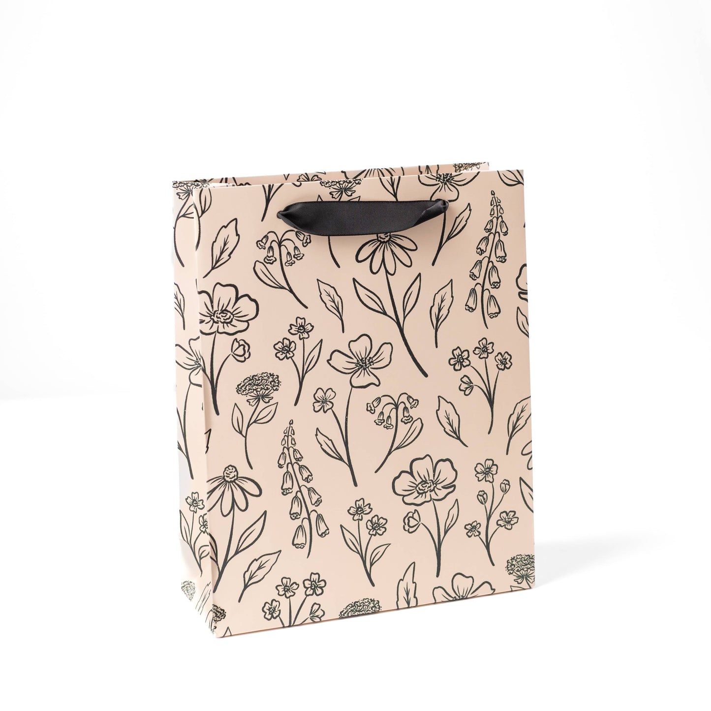 Pressed Floral Gift Bag
