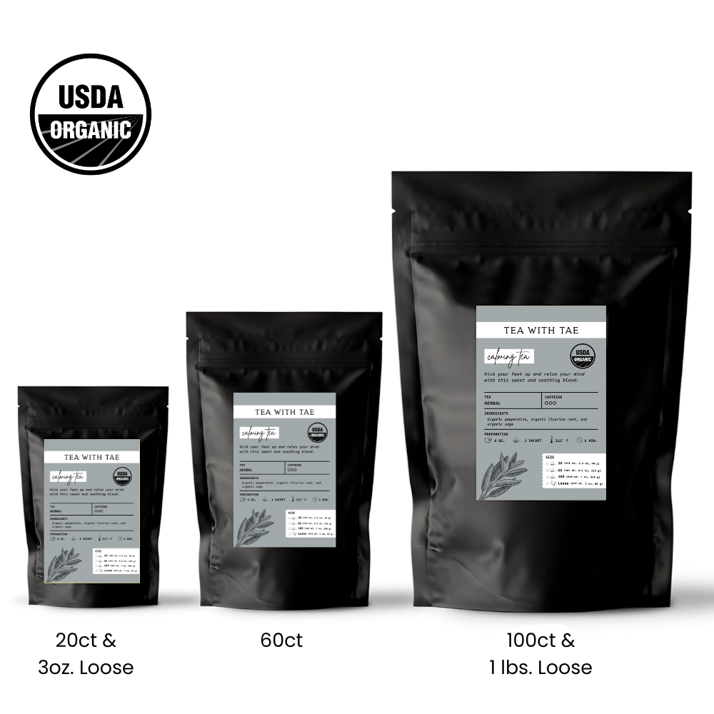 Organic Calming Tea Herbal Rest Pouch (20 tea bags)