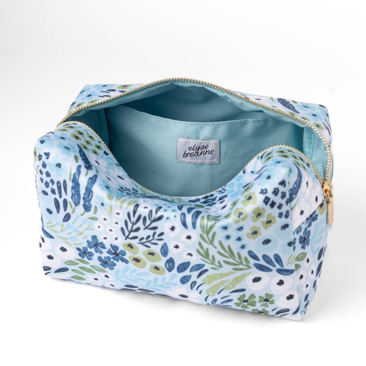 Waterfall Floral Cosmetic Bag
