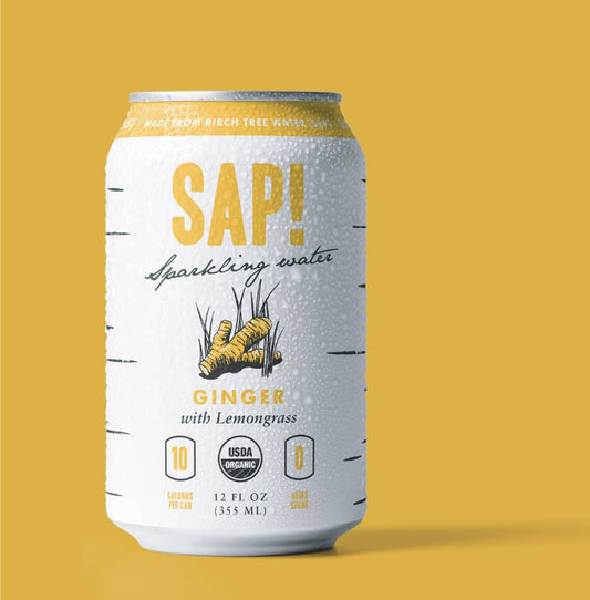 Sap! Ginger-Lemongrass Sparkling Water
