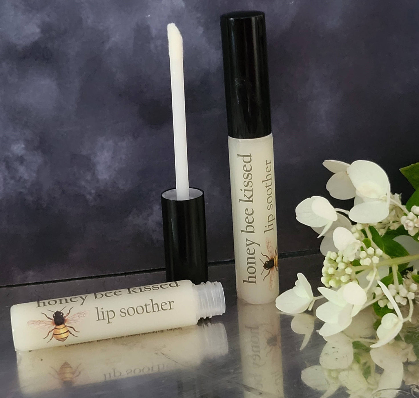 BEELINE Honeybee Kissed Lip Soothers in POP display.  Moisturizes/