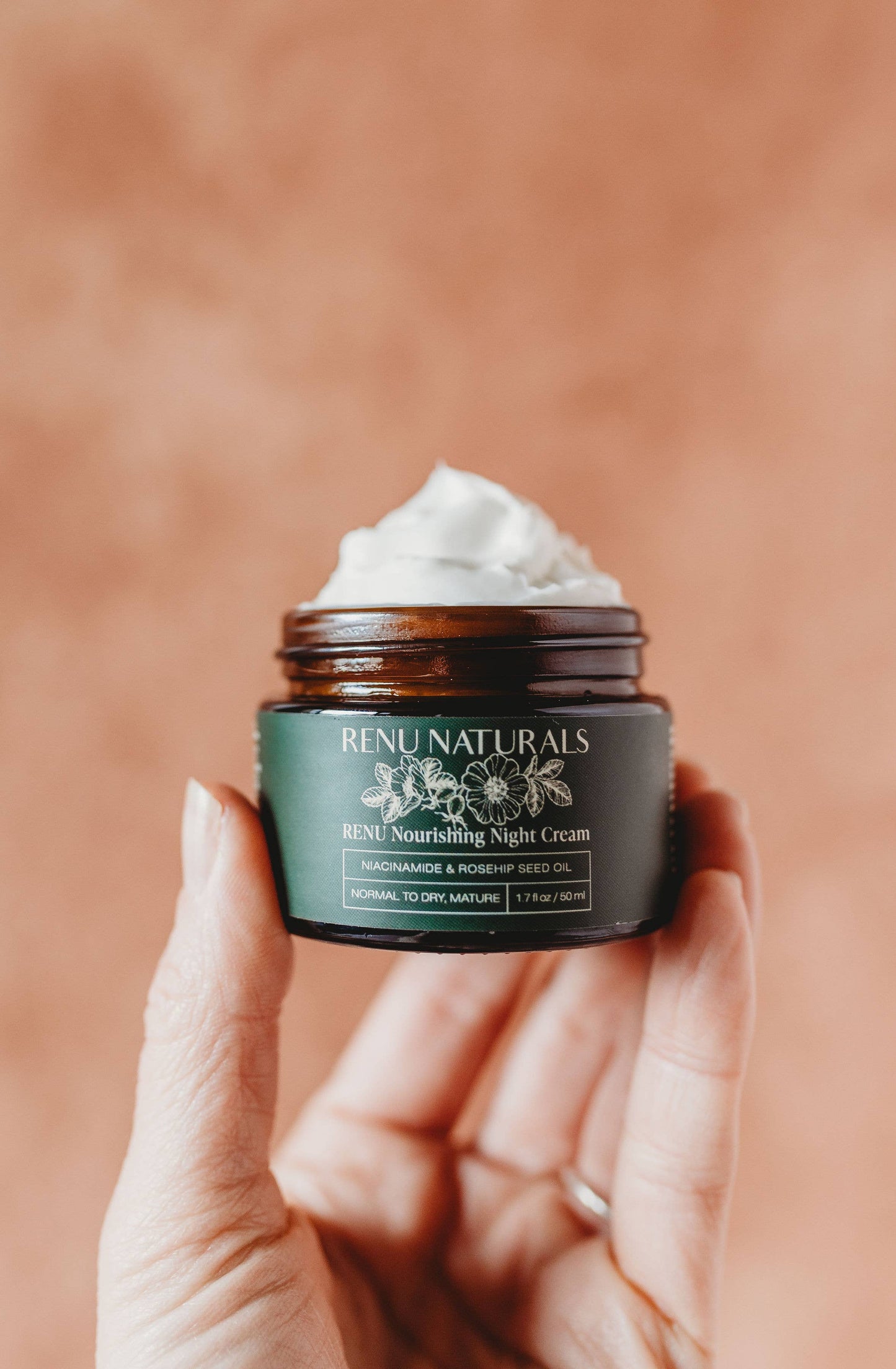 RENU NATURALS Night Cream with Niacinimide & Rosehip Seed Oil