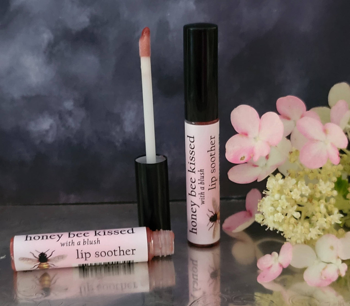 BEELINE Honeybee Kissed with a Blush Lip Soothers in POP display box