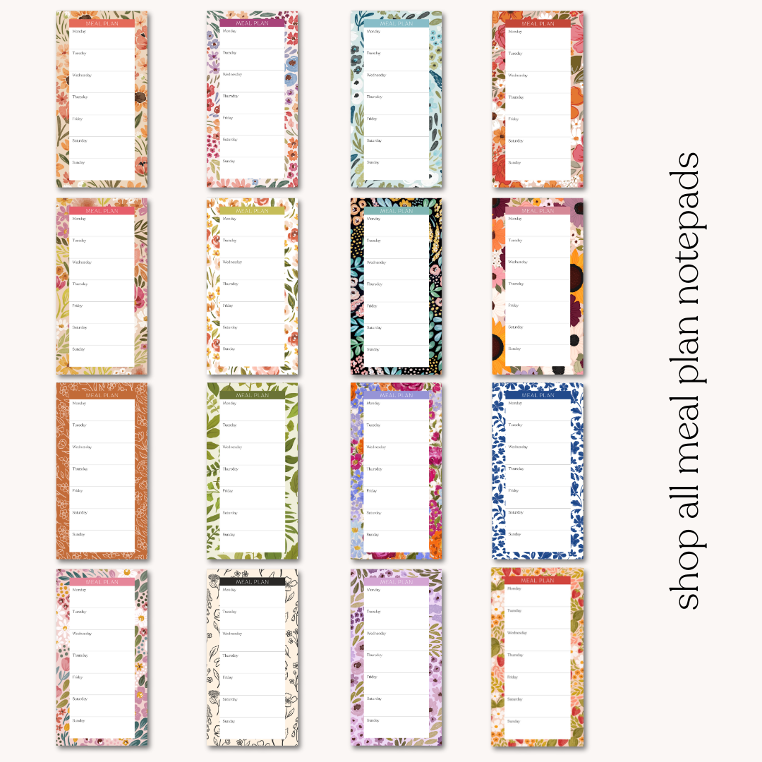 Countryside Magnetic Meal Plan Notepad