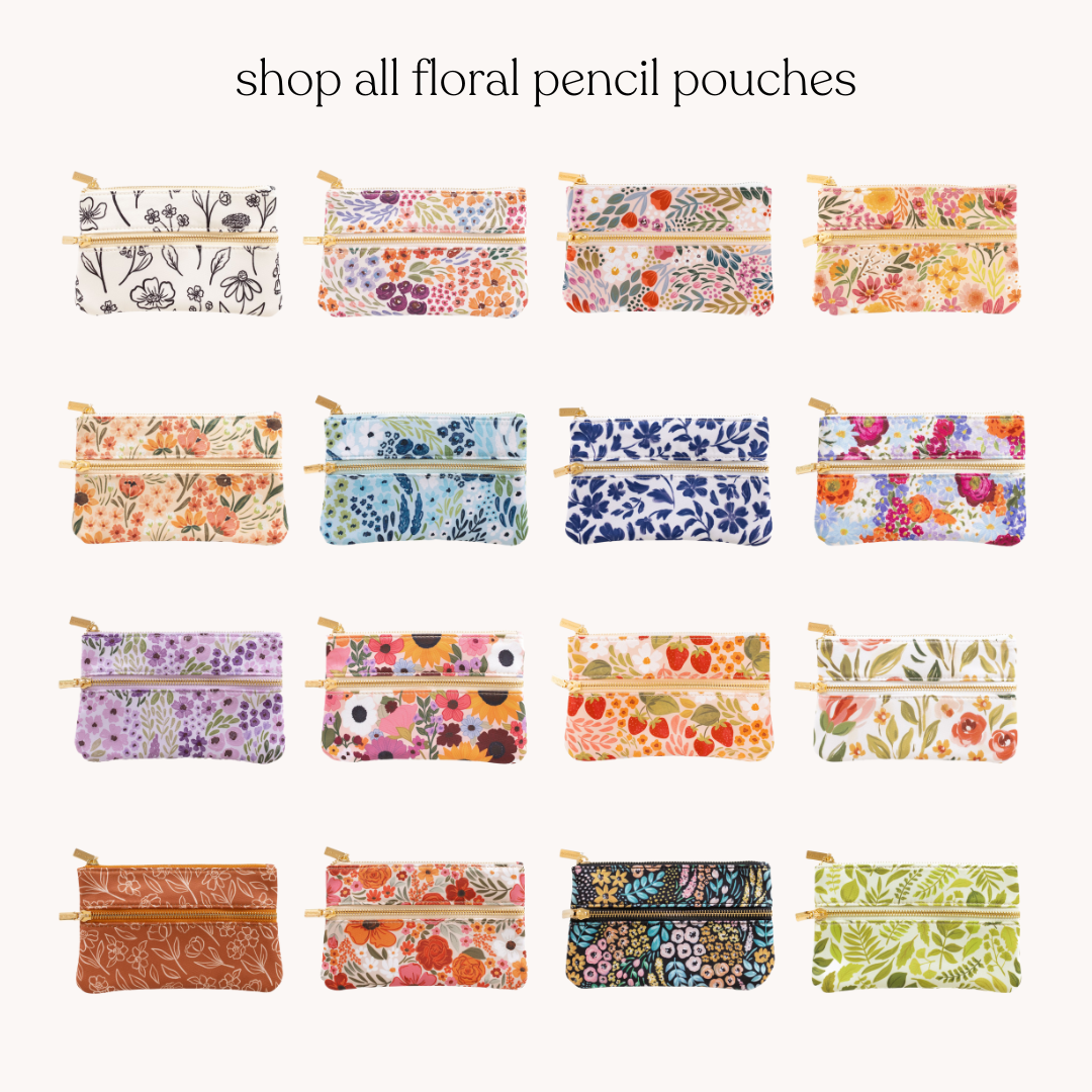 Countryside Blooms Pencil Pouch