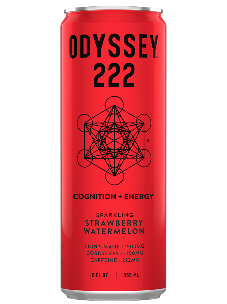 ODYSSEY 222 Strawberry Watermelon 222mg Sparkling Mushroom Energy