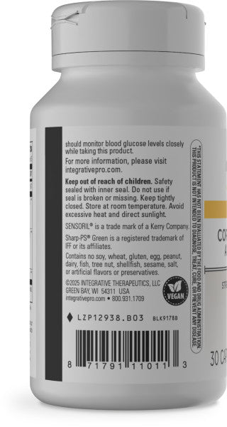 CORTISOL MANAGER ALLERGEN FREE (30)