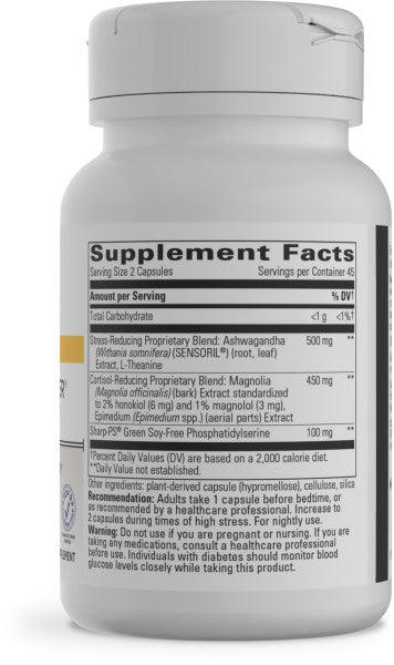 CORTISOL MANAGER ALLERGEN FREE (90)